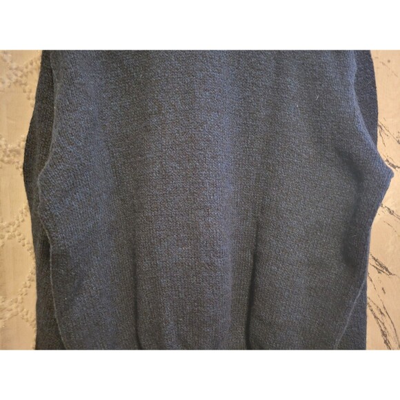 Eddie Bauer Grandpa Wool Sweater Blend Vintage USA Cosby Rustic Ski Camp Hunt L - Picture 10 of 11